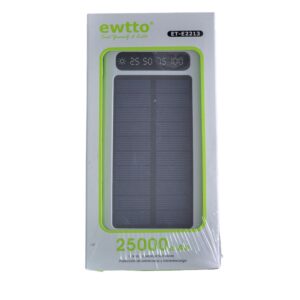 Cargador Power Bank Solar 25000mAh BIGSHOP
